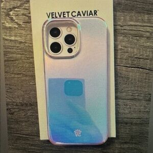 Velvet Caviar Holographic Phone Case
